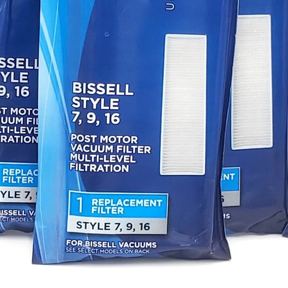 Bissell Style 7 9 16  Vacuum Replacement Filters-Lot of 5-See Pics for Models - Picture 2 of 7